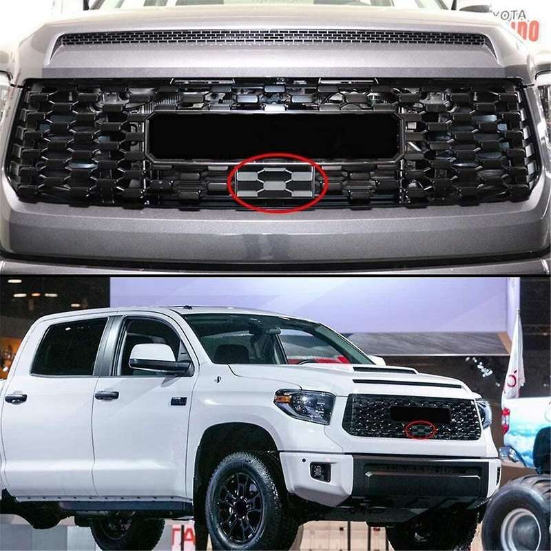 Car Front Grille Garnish Radiator Sensor Cover for 2018-2021 Radar Sensor Car Decoration 53141-34010