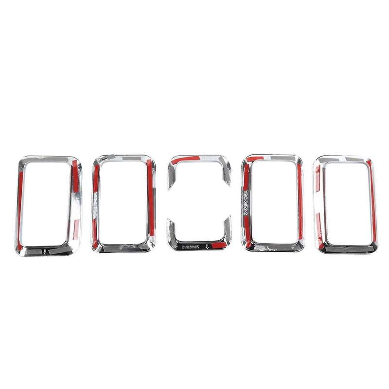 Car Front Grille Insert Decorative Cover Stickers for Jimny JB74 2019 2020 Exterior Carbon Fiber