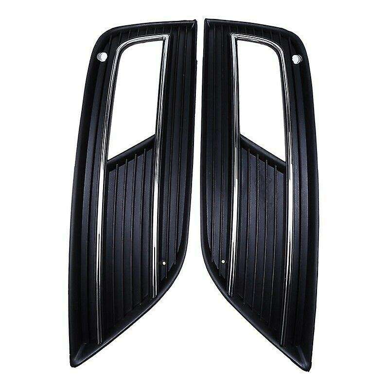 Car Front Grills Bumper Fog Lights Cover Lamp Frame Trim for - A4L B9 A4 B9 2012-2015