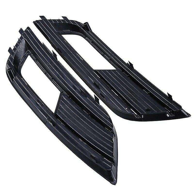 Car Front Grills Bumper Fog Lights Cover Lamp Frame Trim for - A4L B9 A4 B9 2012-2015