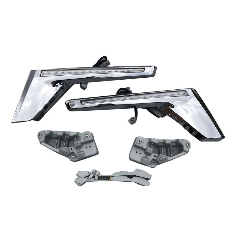 Car Front Grille LED Dynamic Turn Signal Light Daytime Running Lights for Land Cruiser 200 FJ200 LC2