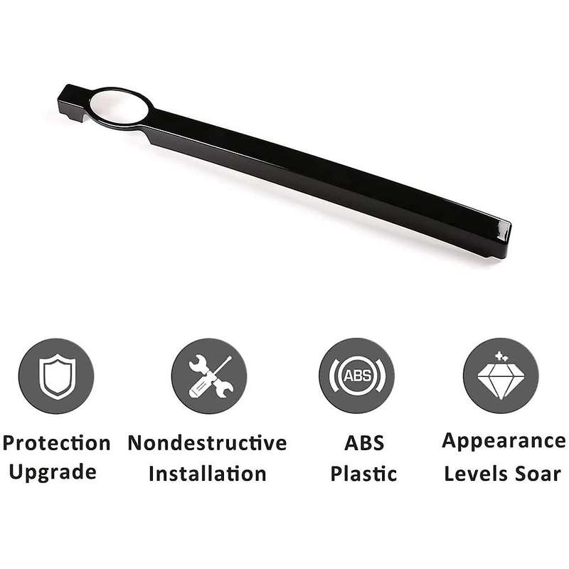 Car Front Grille Trim Strips for 2020-2022 Grille Cover Frame Decoration Accessories,Gloss Black