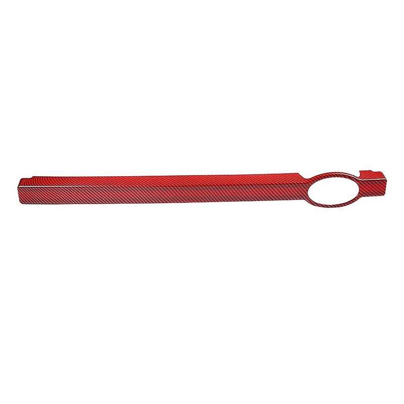 Car Front Grille Trim Strips for 2020-2022 Grille Cover Frame Decoration Accessories,Carbon ABS Red