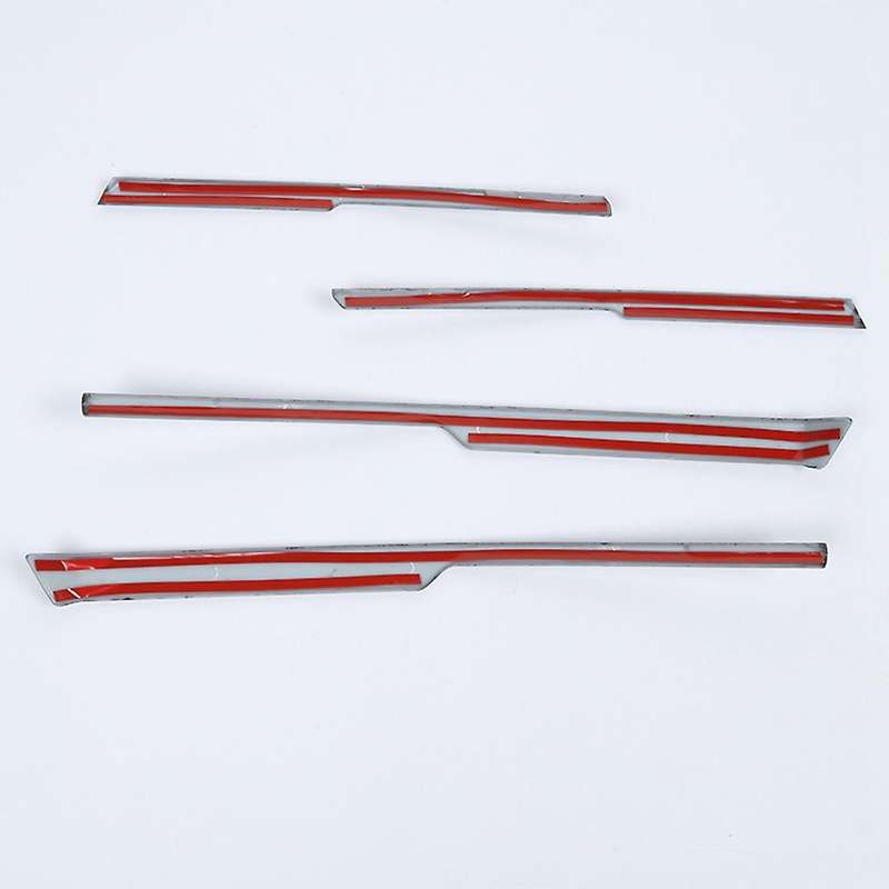 Car Front Grilles Trim Decoration Cover Frame Stickers for 2017-2022 Accessories ,ABS Carbon Fiber