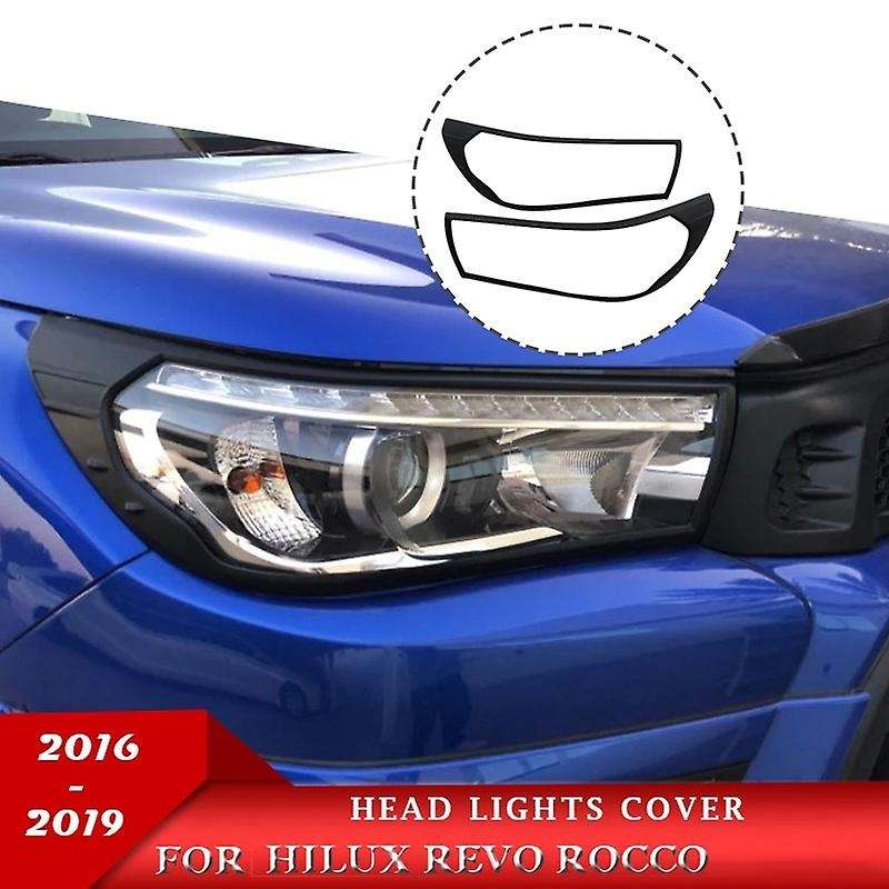 Car Front Headlighs Cover Trim for Rocco 2015 2016 2017 2018 2019