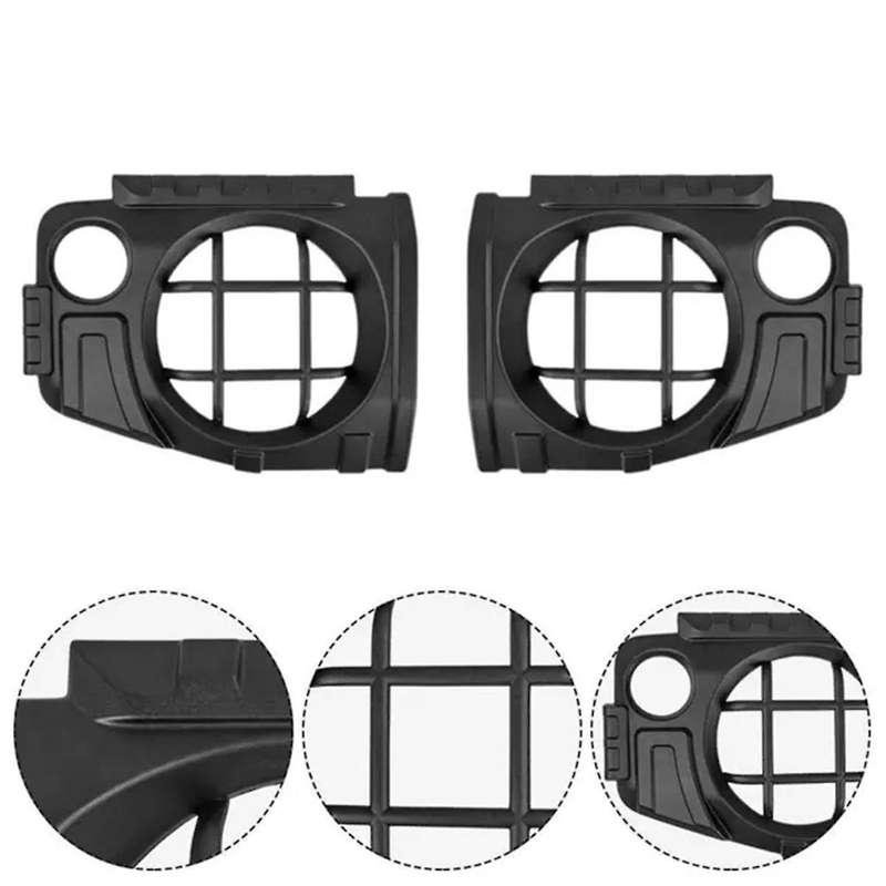 Car Front Headlight Protective Cover for JB64 JB74W 2019-2023 Modified FogLight Protective Cover