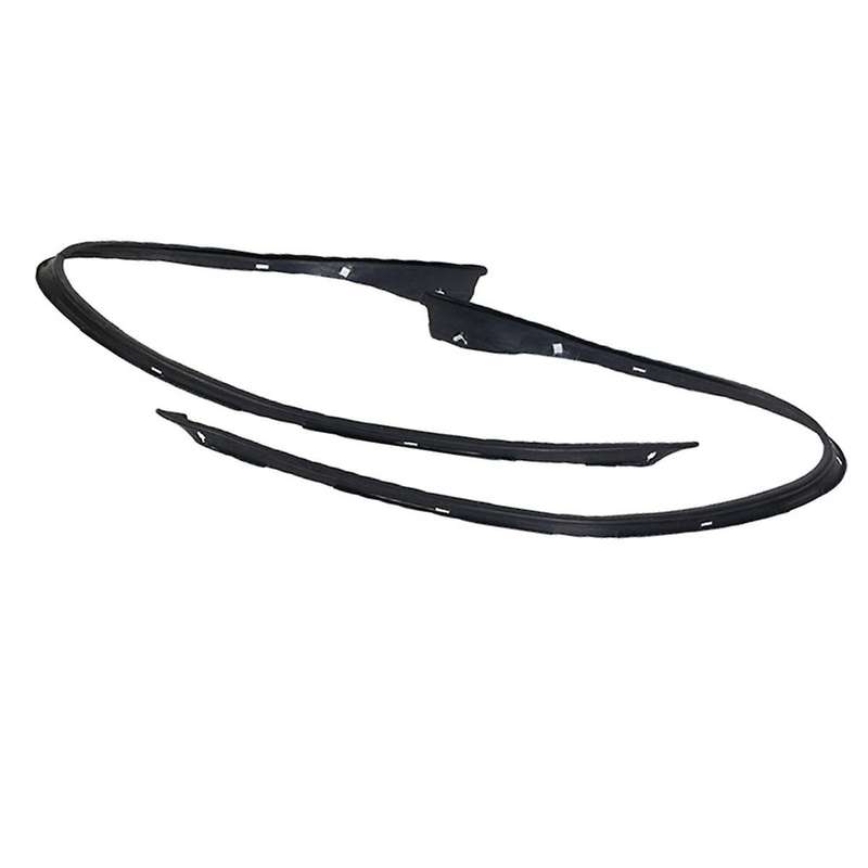 Car Front Headlight Seal Strip Trim for 2011-2014 Head Light Lamp Rubber Weatherstrip Gasket Decorat