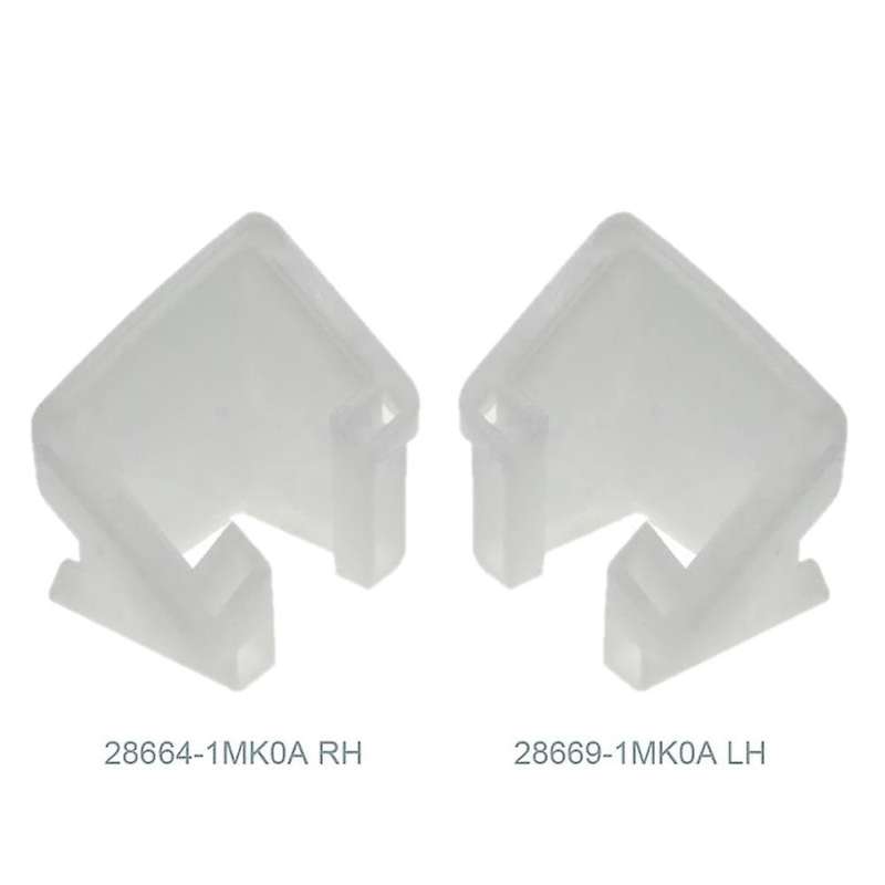 Car Front Headlight Washer Nozzle Washer Spray Nozzle for Q70 M37 2013-2017 28642-1MK0A 28641-1MK0A