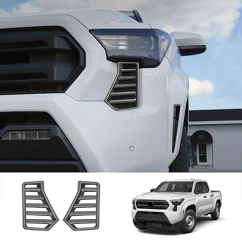 Car Front Headlight Under Cover Trim for 2024 Front Air Intake Grille Trim Car Accessories A