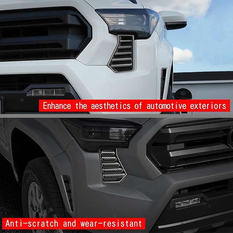 Car Front Headlight Under Cover Trim for 2024 Front Air Intake Grille Trim Car Accessories A