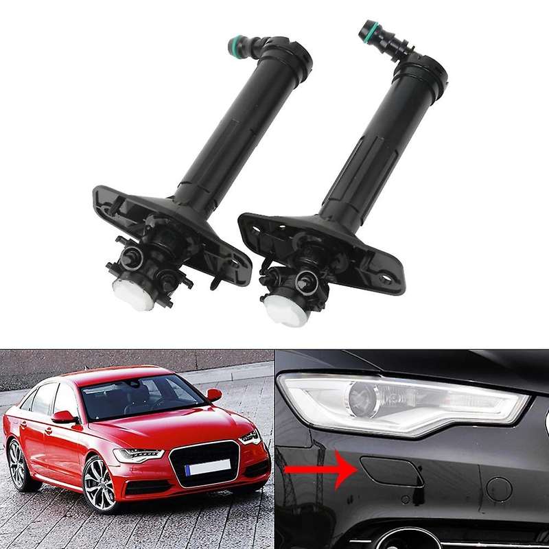 Car Front Headlight Washer Nozzle for- S6 RS6 A6 Allroad C7 2011-2016 4G0 955 101 4G0 955 102