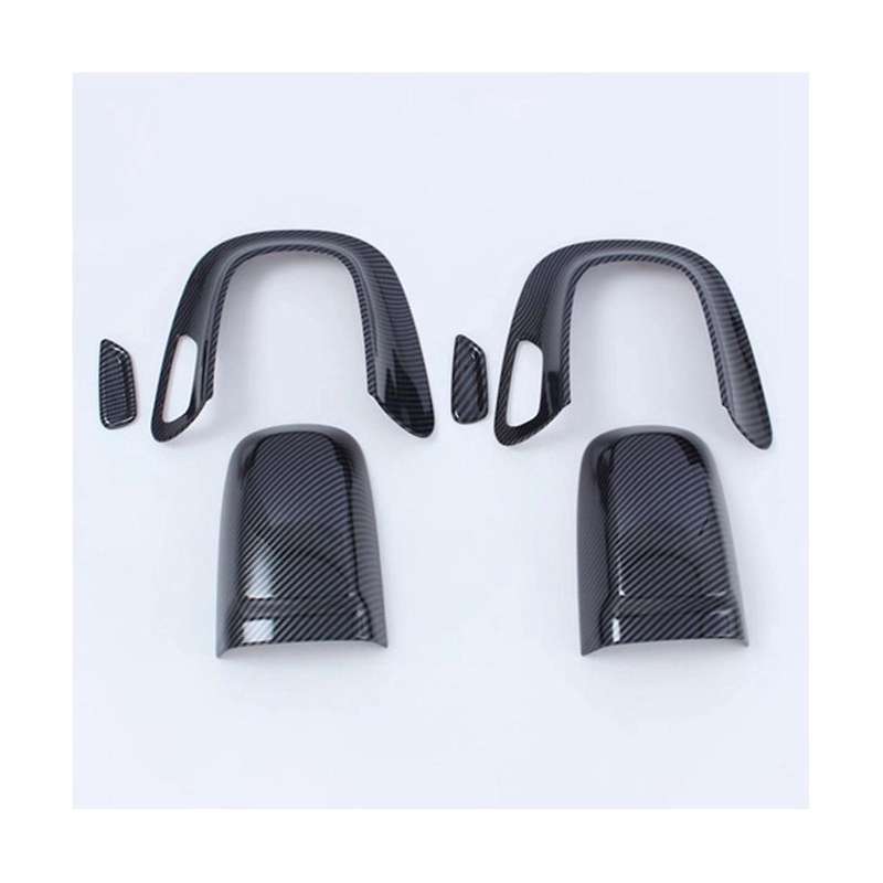 Car Front Headrest Trim Cover Frame Panel Protector for C Class W206 2022+ X254 Glc 2023(carbon)
