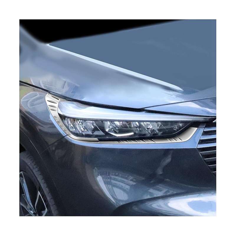 Car Front Headlights Eyebrows Eyelids Cover Trim Eyelash Head Light Lamp Stickers for -v Vezel 2021-