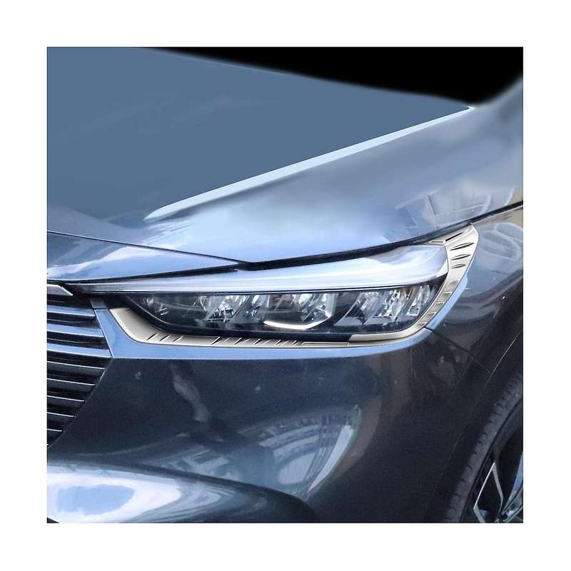 Car Front Headlights Eyebrows Eyelids Cover Trim Eyelash Head Light Lamp Stickers for -v Vezel 2021-