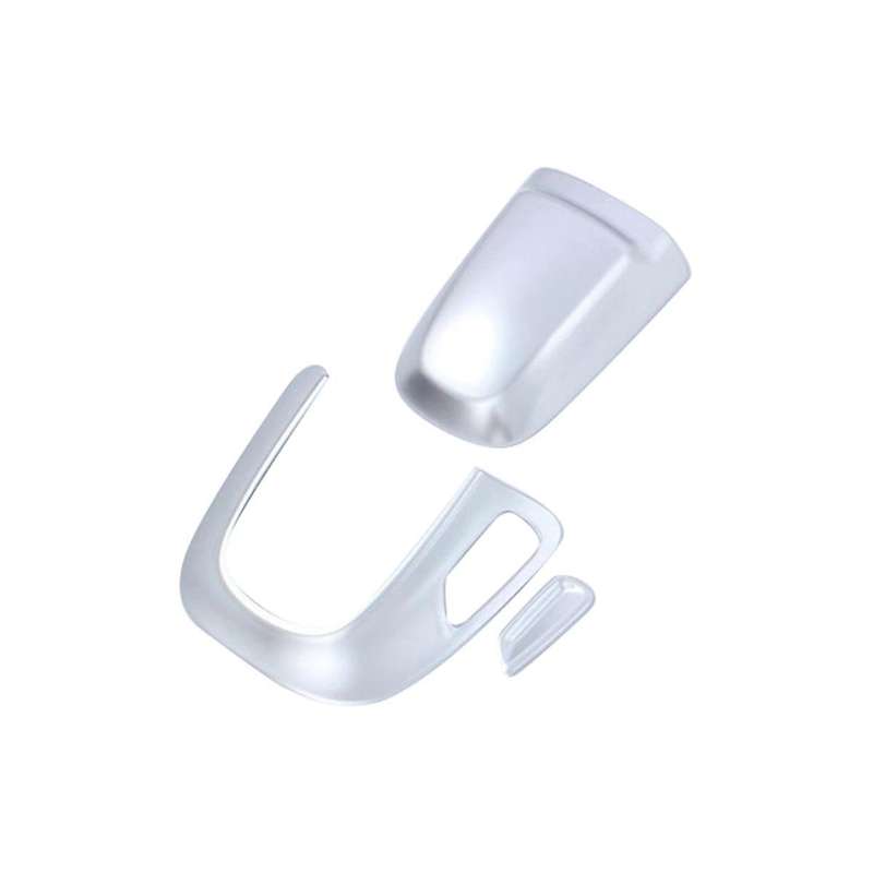 Car Front Headrest Trim Cover Frame Panel Protector for C Class W206 2022+ X254 Glc 2023(silver)