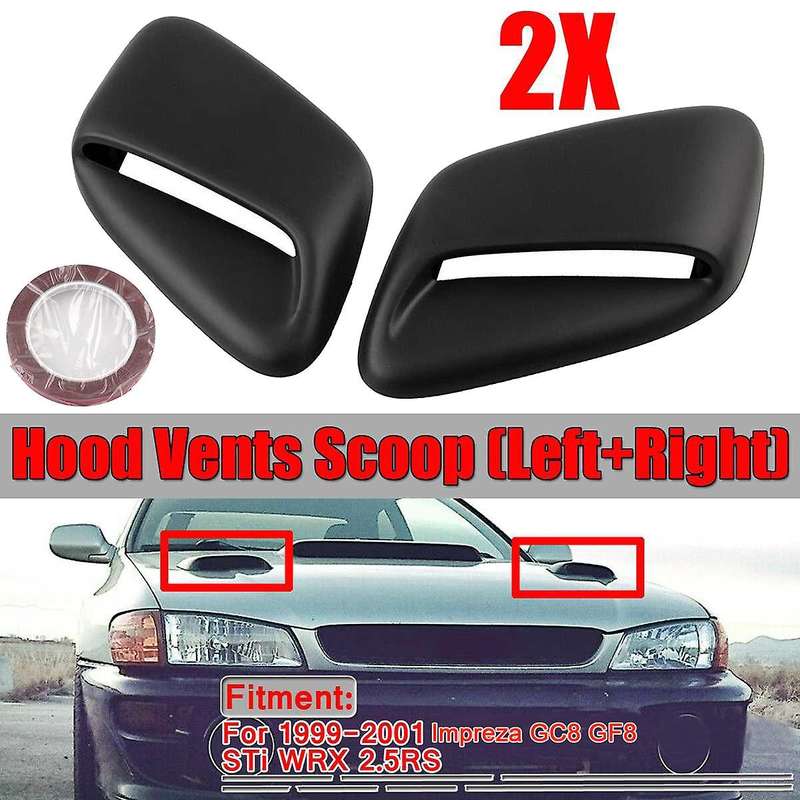 Car Front Hood Air Intake Vent Decorative Cover for 1999 2000 2001