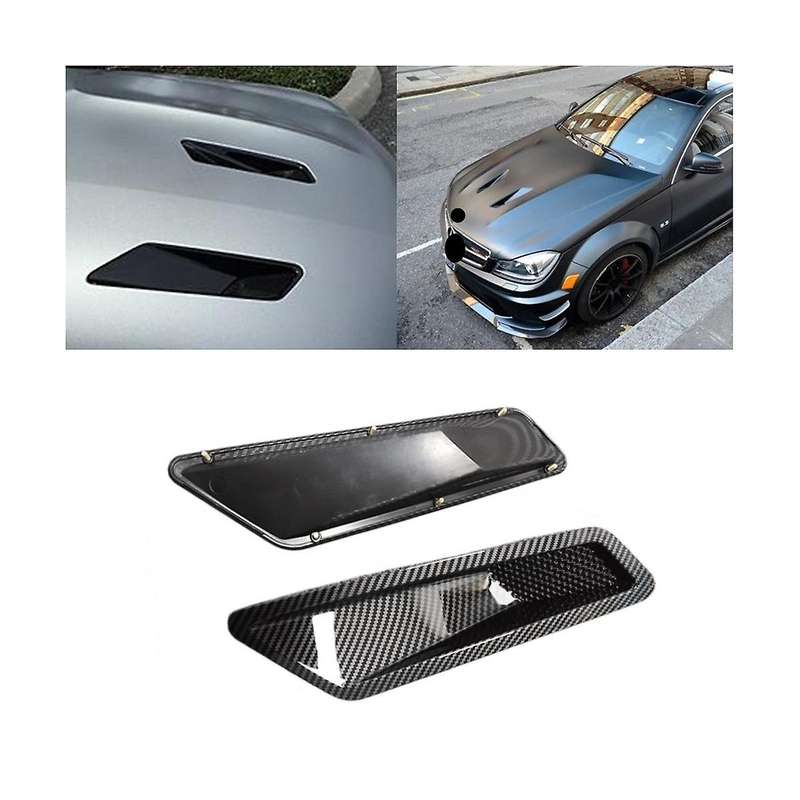 Car Front Hood Air Intake Trim Scoop Vent Cover for W204 C63 W205 W207 W212 W213 for Sedan