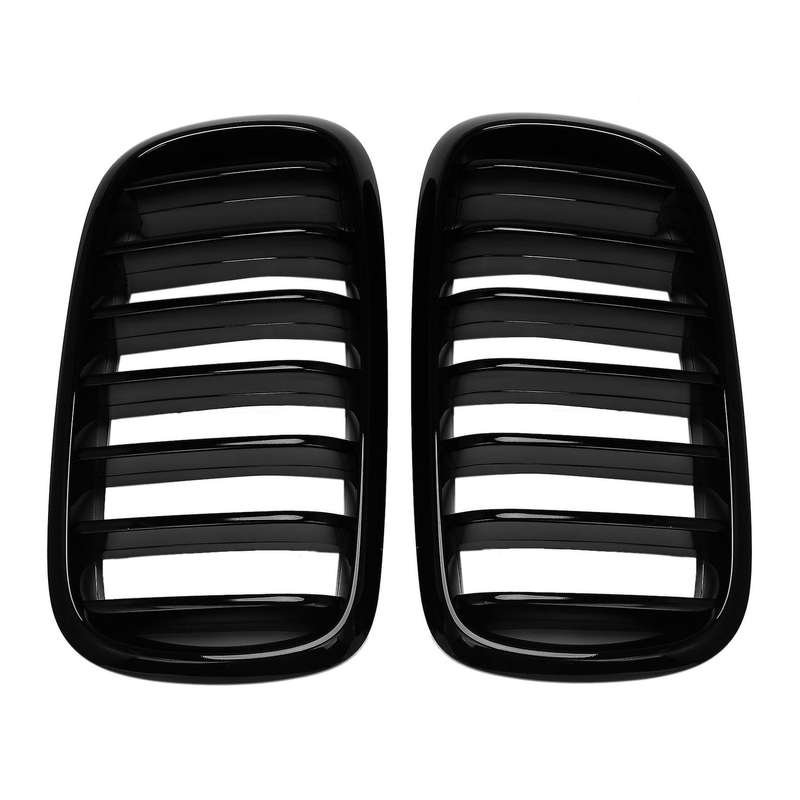Car Front Hood Kidney Grille Grill Mesh Racing Grills for F15 F16 X5 X6 2014-2016