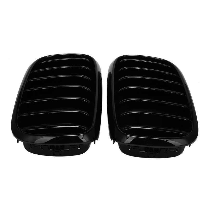 Car Front Hood Kidney Grille Grill Mesh Racing Grills for F15 F16 X5 X6 2014-2016