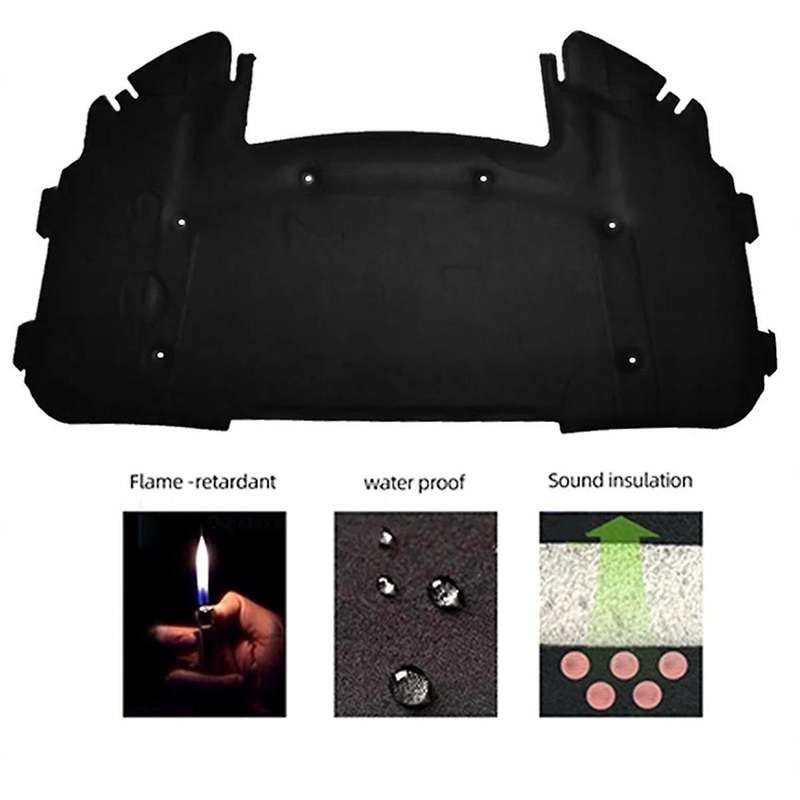 Car Front Hood Heat Soundproof Mat Cover for E90 E91 E92 E93 323I 325I Engine Insulation Cotton Pad