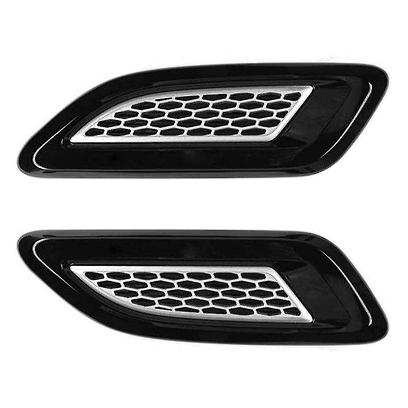 Car Front Hood Outlet Decoration Cover for 2019 2020 Exterior Accessories Silver