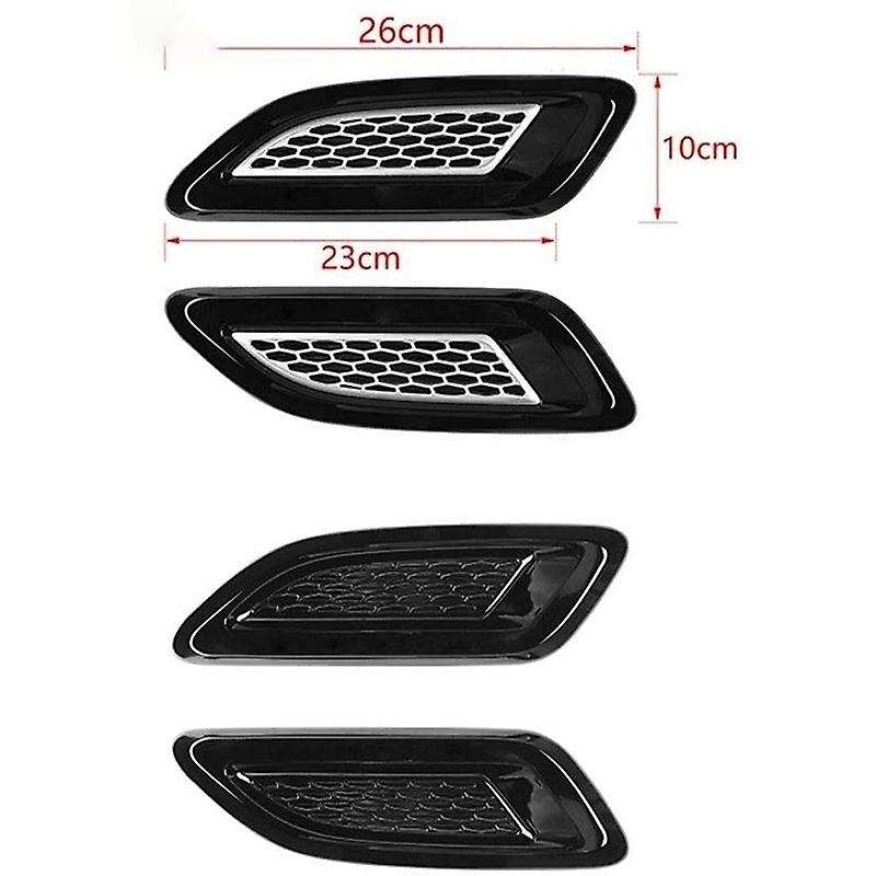 Car Front Hood Outlet Decoration Cover for Jimny 2019 2020 Exterior Accessories Black