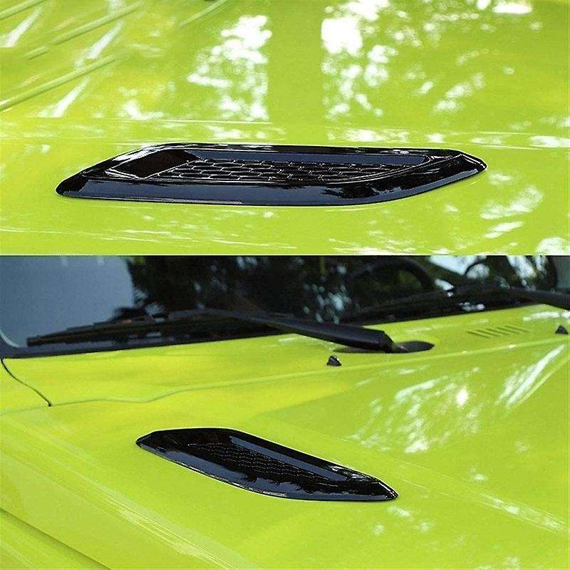 Car Front Hood Outlet Decoration Cover for Jimny 2019 2020 Exterior Accessories Black