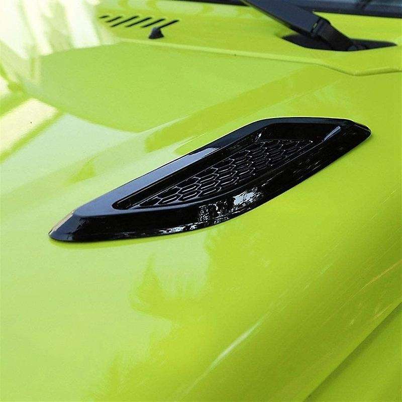 Car Front Hood Outlet Decoration Cover for Jimny 2019 2020 Exterior Accessories Black