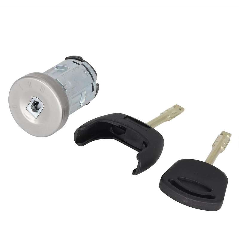 Car Front Ignition Switch & Lock Barrel Cylinder Set 2 Keys Repair Kit for Transit MK7 2006-2020 435