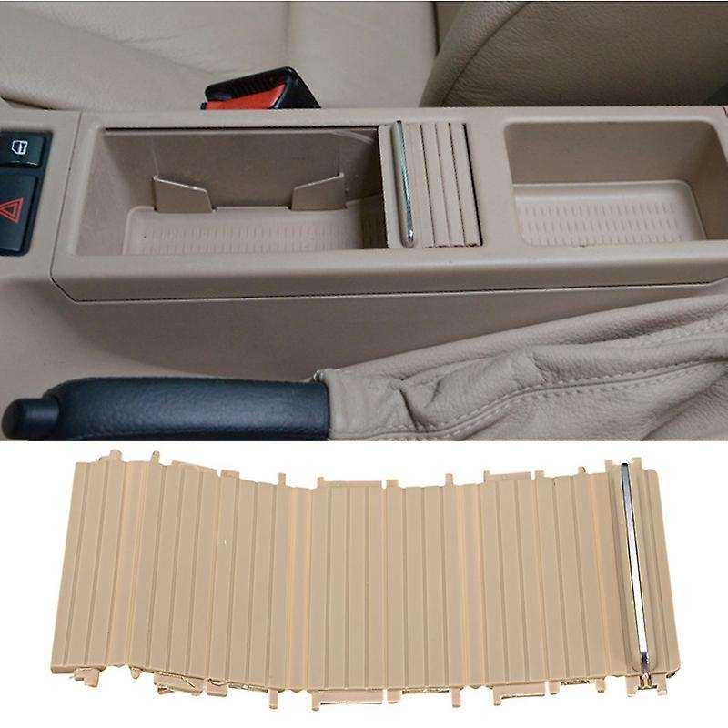 Car Front Inner Indoor Storage Center Console Tray Roller Blind Cover for E46 328I 330 M3 1998-2005