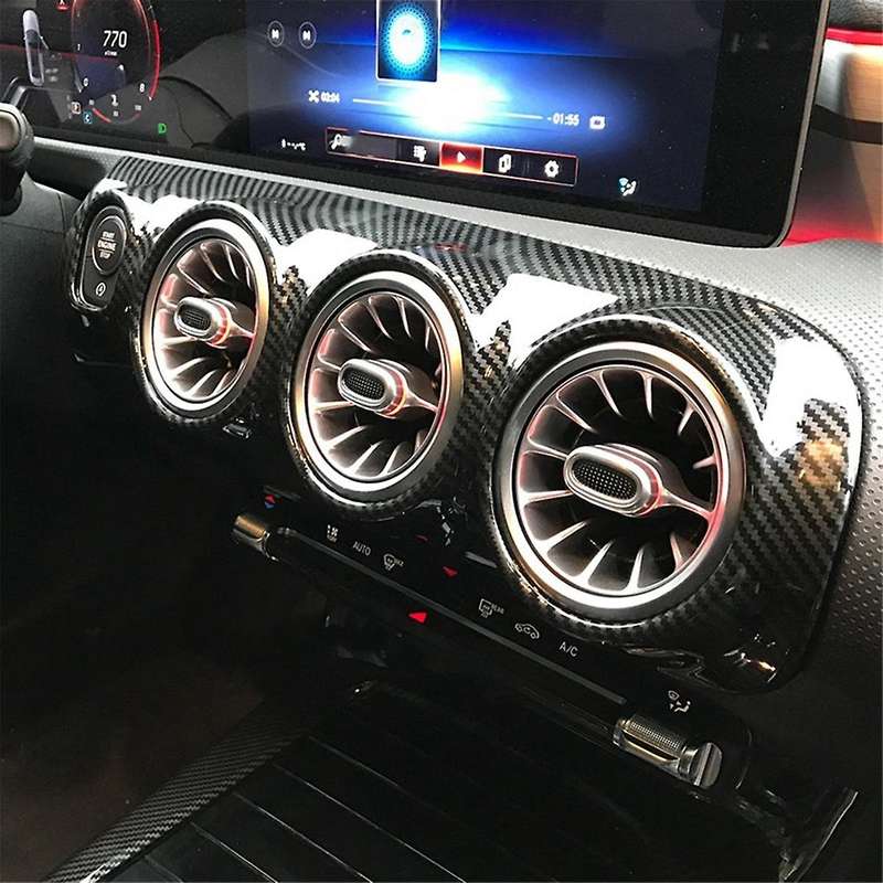 Car Front Instrument Plane Central Air Outlet Vent for A CLA Class W177 C118 2019+ A/C Air Outlet F