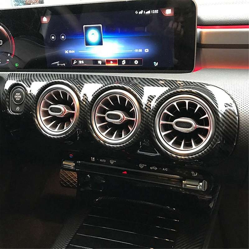 Car Front Instrument Plane Central Air Outlet Vent for A CLA Class W177 C118 2019+ A/C Air Outlet F