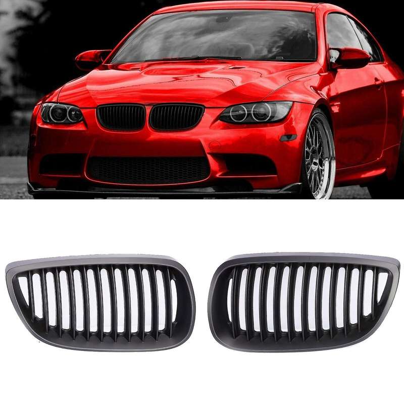 Car Front Kidney Grille Grill for 3-Series E92 E93 M3 328I 335I Coupe 2007-2010 51137157277 51137157
