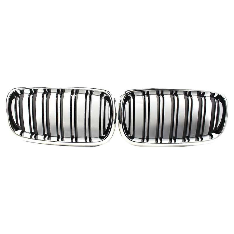 Car Front Kidney Grille Grill for  F15 X5 2015-2018 Double Line
