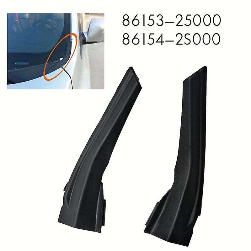 Car Front L+R Wiper Diversion Cover Plate Compatible Ix35 861532S000 861542S000