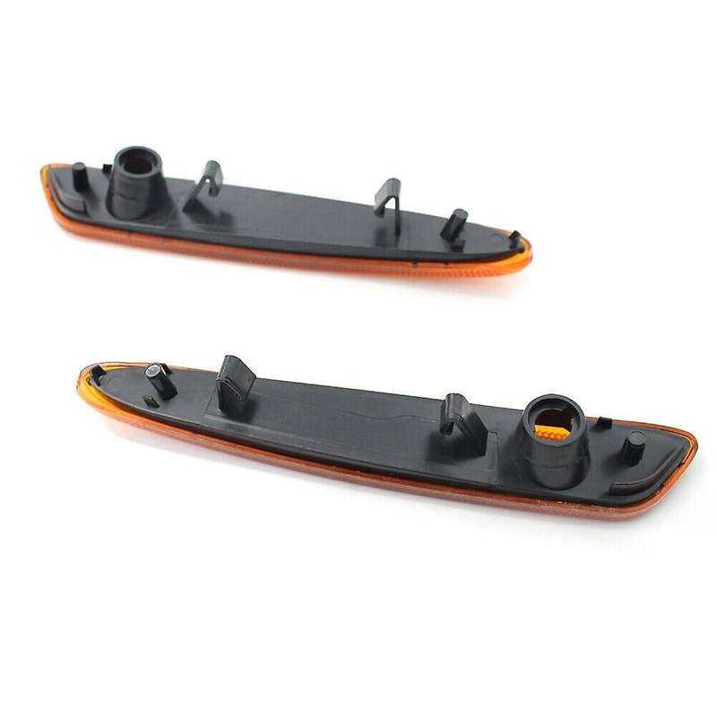 Car Front L&R Side Marker Light Amber for 2007 GM2551196 GM2550196 2005-2012