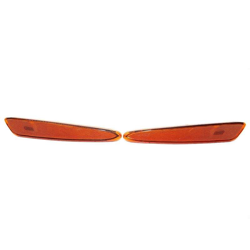Car Front L&R Side Marker Light Amber for 2007 GM2551196 GM2550196 2005-2012