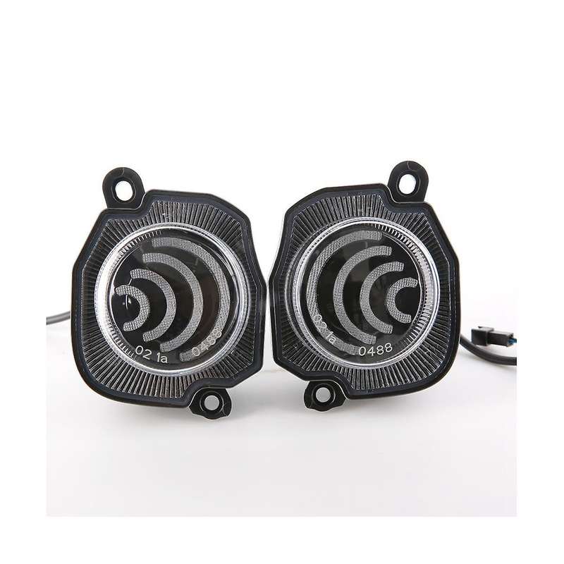 Car Front LED Fog Light for Jimny 2018 2019 2020 Turn Signal Light Round Daytime Running Light