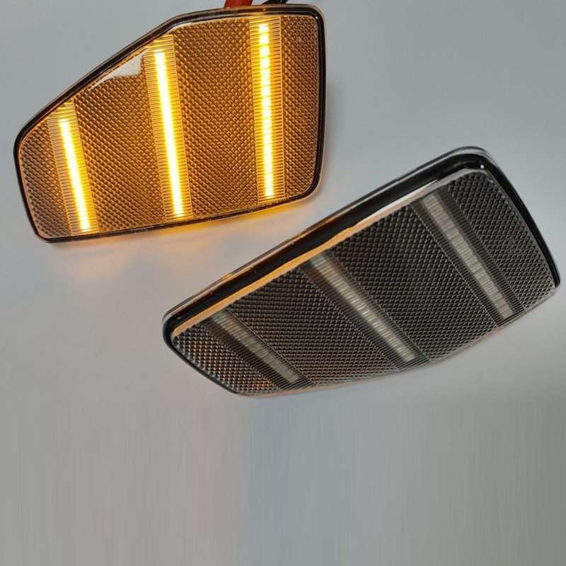 Car Front Led Side Marker Light Indicator Light LED Turn Signal Side Leaf Light for H3 H3T 2005-2010