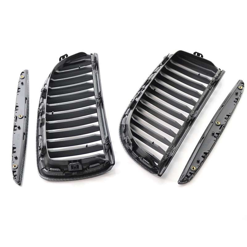 Car Front Kidney Grille Hood Grills Double Line for E90 323I 328I 335I 330I 325I 3-Series 2005-2008