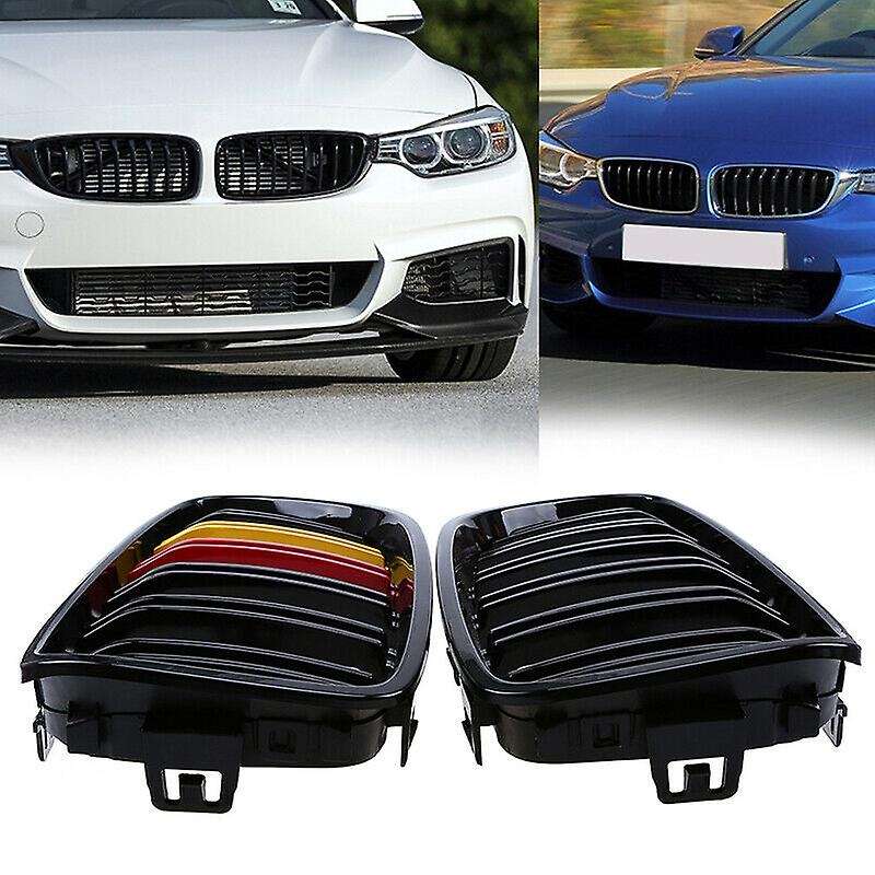 Car Front Kidney Shiny Black Style Grille for  4-Series F32 F33 F36 13-16
