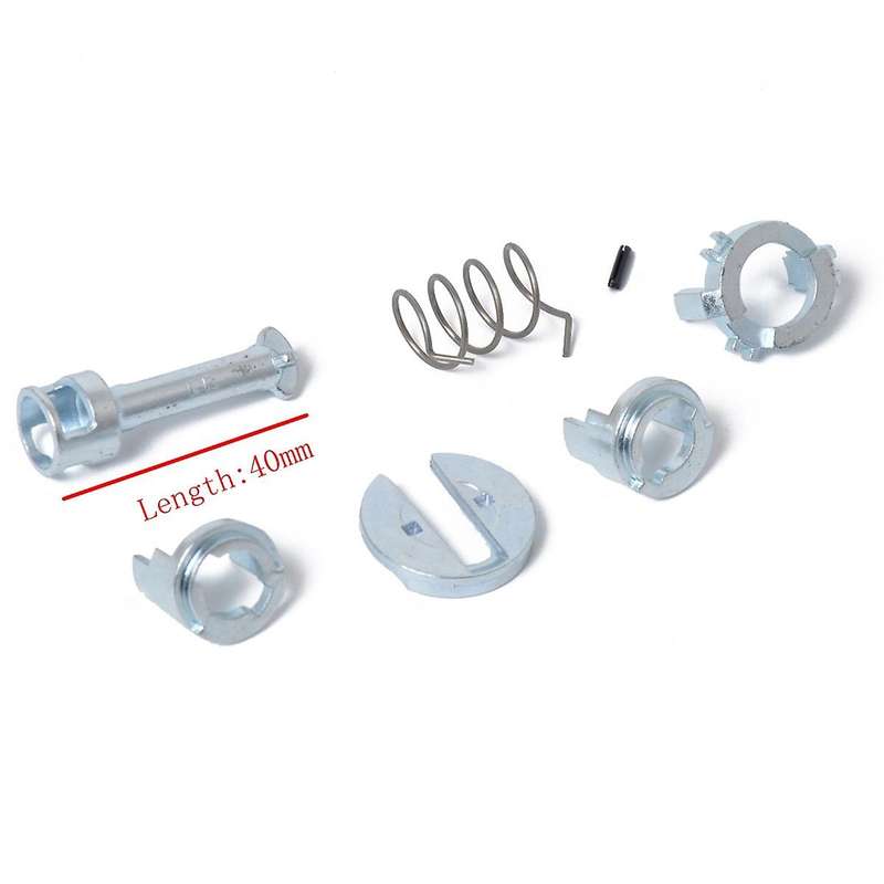 Car Front Left & Right Door Lock Cylinder Repair Kit Replacement 51217035421 Compatible- X3 E83 X5 E