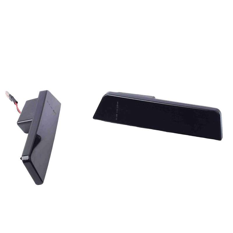 Car Front LED Side Reflector Marker Lamp Parking Warning Light for 2007-2014 Black