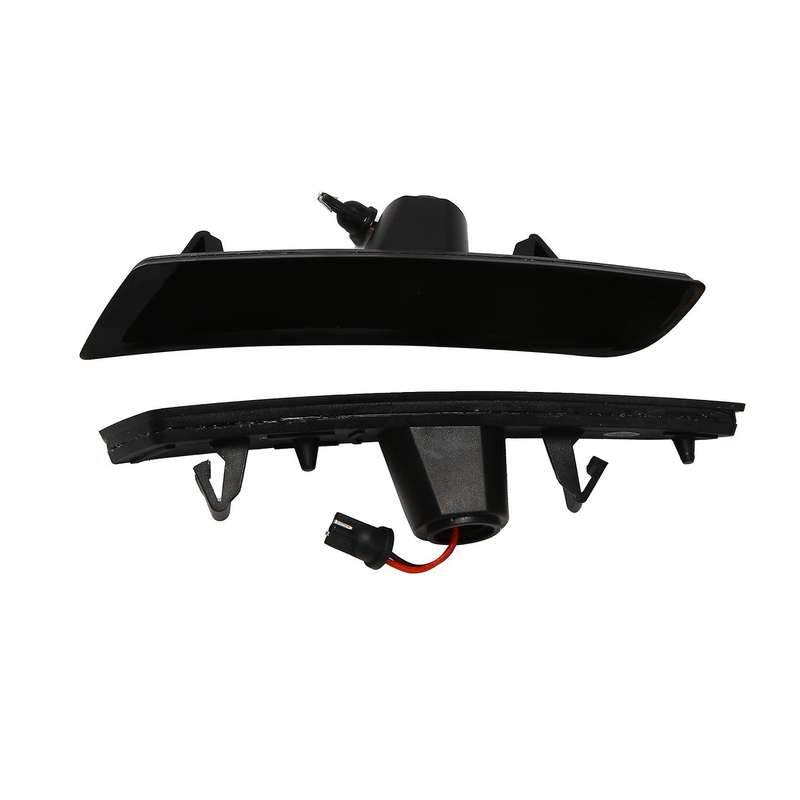 Car Front LED Side Markers, for -V 2015-2019 Turn Signal Lamp Light Side Indicator Amber, Black