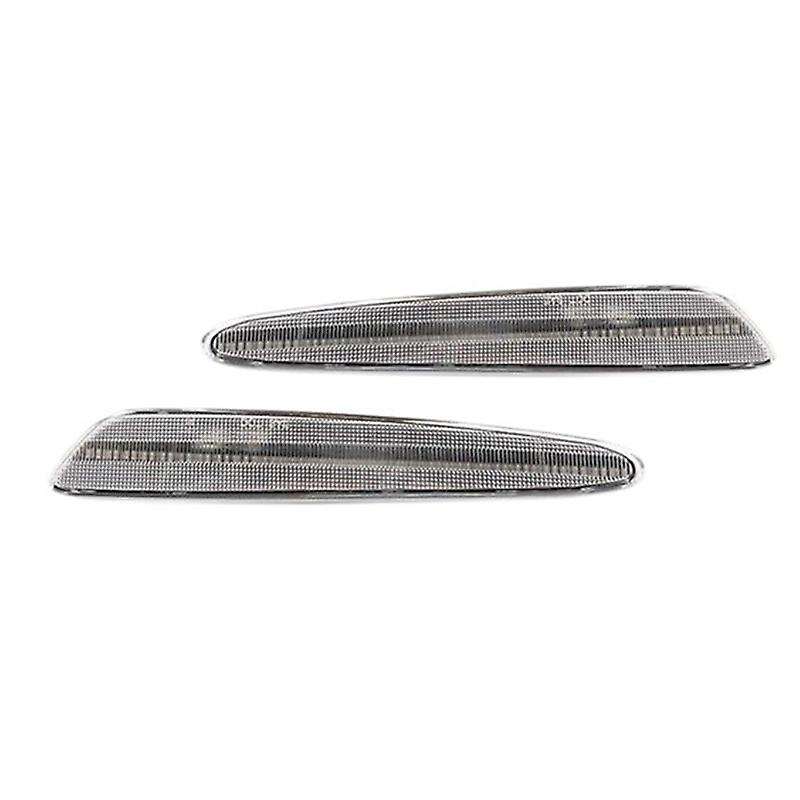Car Front LED Side Marker Turn Signal Lamps Side Marker Lights for C6 2005-2013