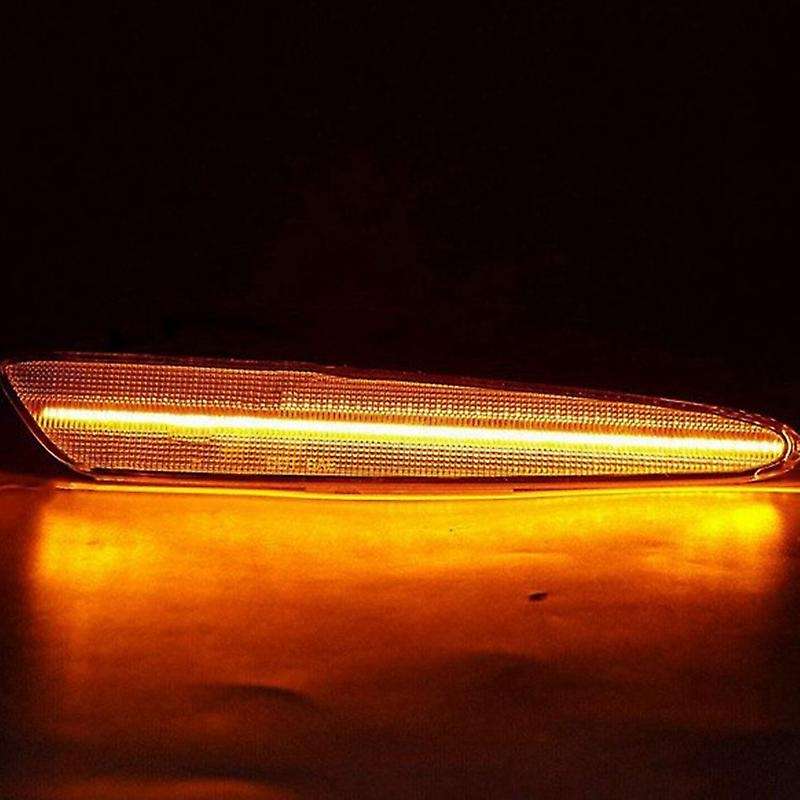 Car Front LED Side Marker Turn Signal Lamps Side Marker Lights for C6 2005-2013