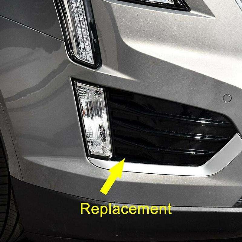 Car Front Left & Right Fog Light Lamp Bezel Cover Grille for XT5 2017-2019 84107960 84107961