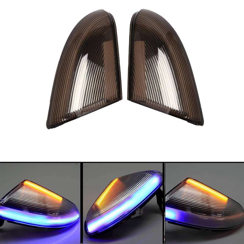 Car Front Left & Right Side Mirror Turn Signal Light for Ram 1500 2500 2009-2013