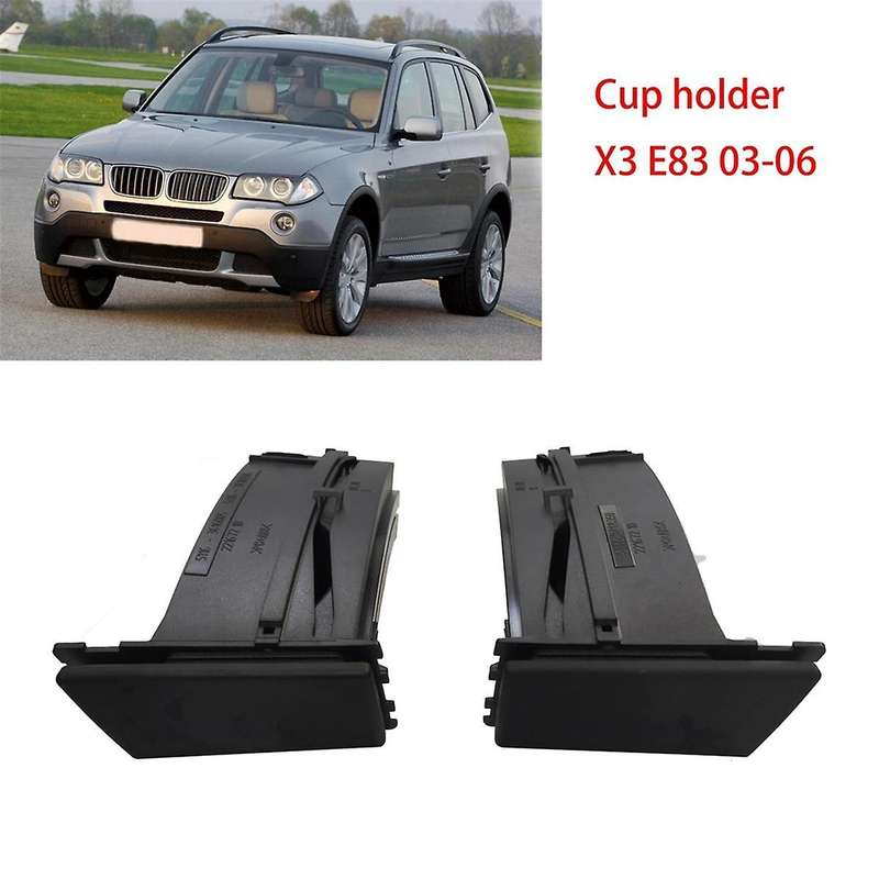 Car Front Left and Right Water Cup Holders for X3 E83 2003-2006 51163418358 51163418359