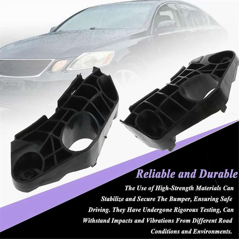 Car Front Left and Right Bumper Cover Bracket Retainer for GS430 2006-2007 52536-30190, 52535-30210